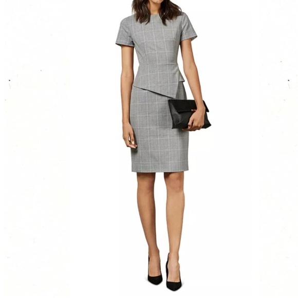Ted Baker Dresses & Skirts - Ted Baker Ariia Working Title Glen Plaid Peplum Dress  | Size 1 (US 2–4) | NWT